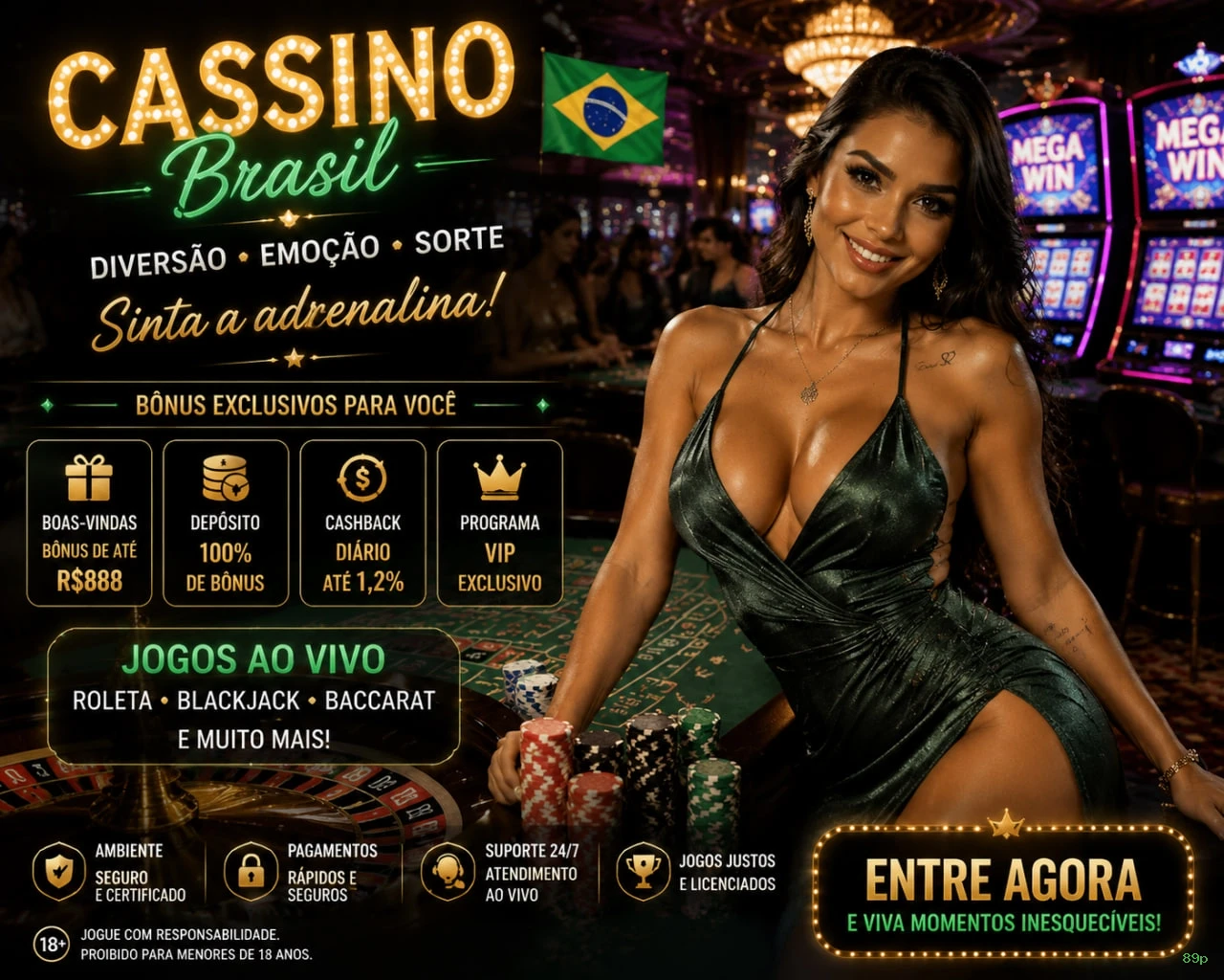 Cassino 89p - mesas ao vivo e jogos