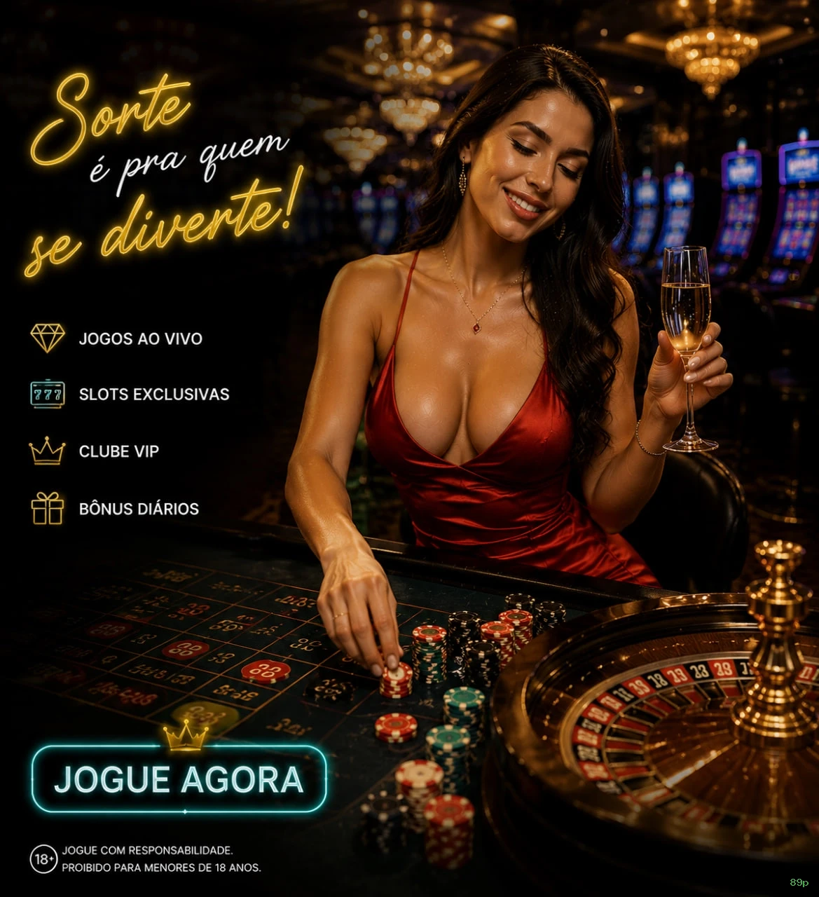Cassino ao vivo 89p dealers